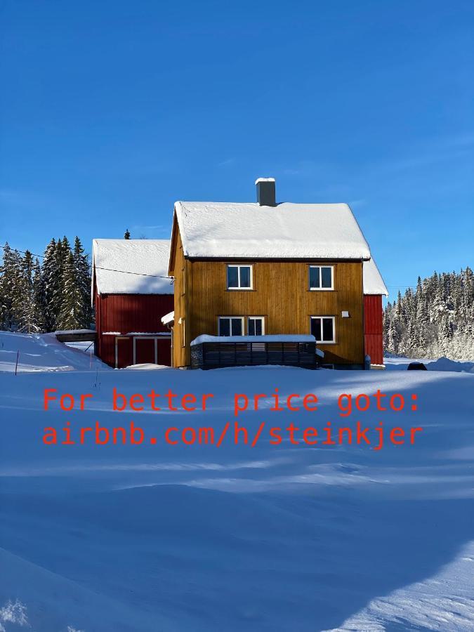 فيلا Fjellstad Gard - 2 Minutes From E6 And 5 Minutes Drive From Steinkjer City المظهر الخارجي الصورة
